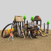 Customizable Outdoor Slide Playground with Thatch Series