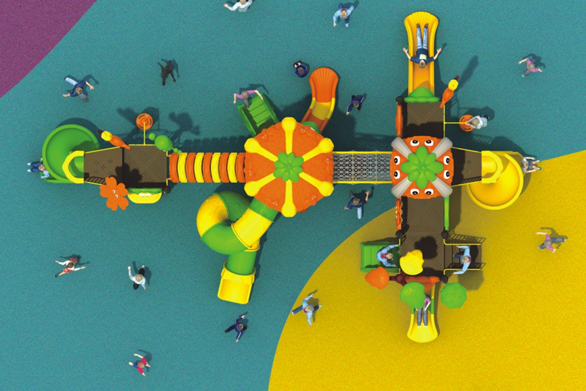 commercial playground slide (3)