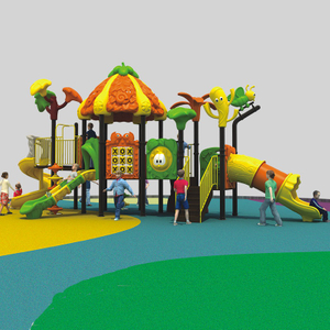 Fun-Filled Outdoor Playground Slide for Children's Forest Play