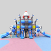 Fun Outdoor Playground Including Space Theme Slides for Parks