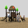 Interactive Outdoor Playground Slide with Climbing Features