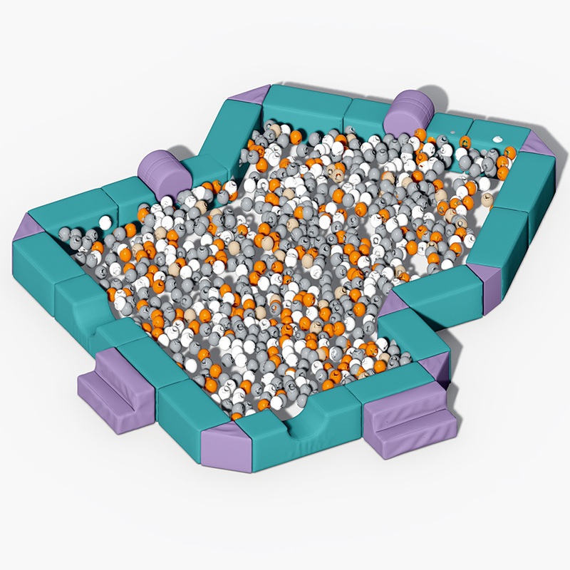 Irregular-Shaped Themed Custom Indoor Soft Play Ball Pit 