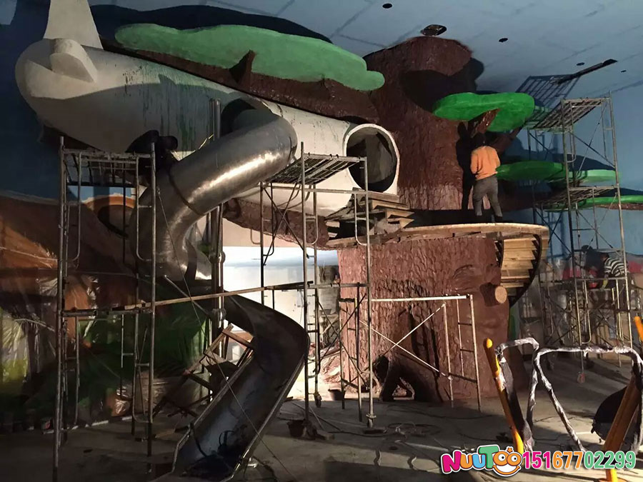 Le Tu non-standard amusement + stainless steel slide + indoor playground - (4)