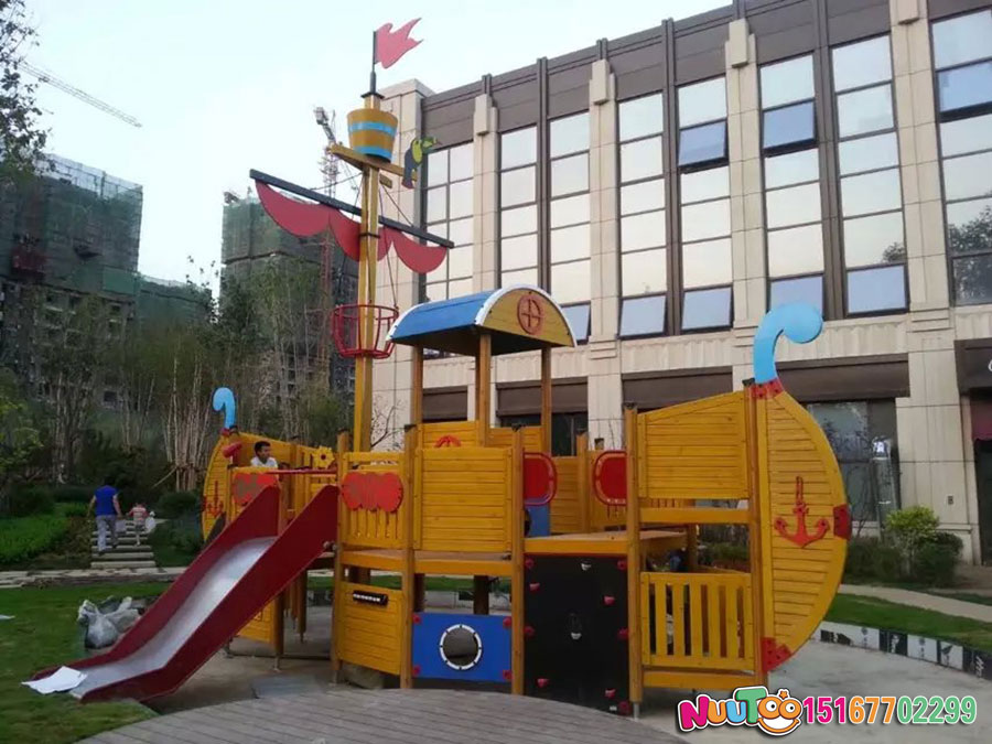 Le Tu non-standard ride + pirate ship + children's playground equipment - (8)