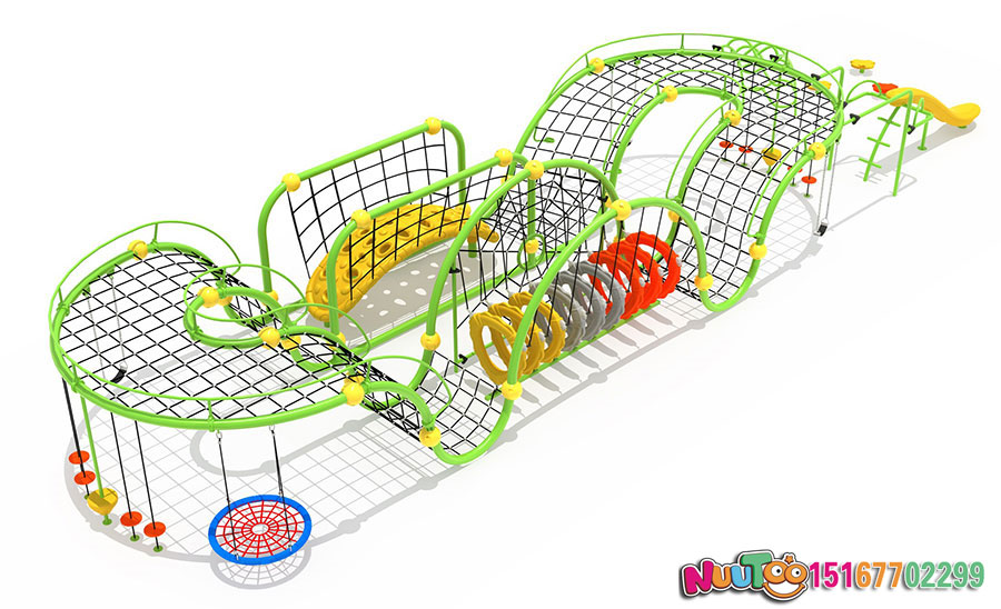 Chamo non-standard travel + crawling + rope network climbing - (22)