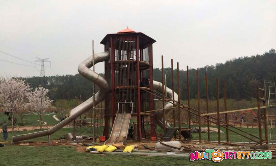 Shengshi Tower + non-standard travel + children's play + stainless steel slide (8)