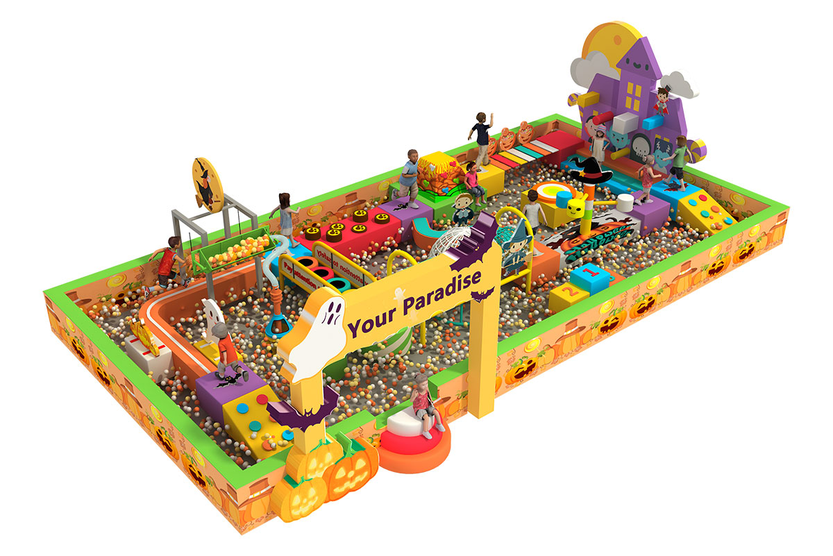 customized small combination indoor playground (4)