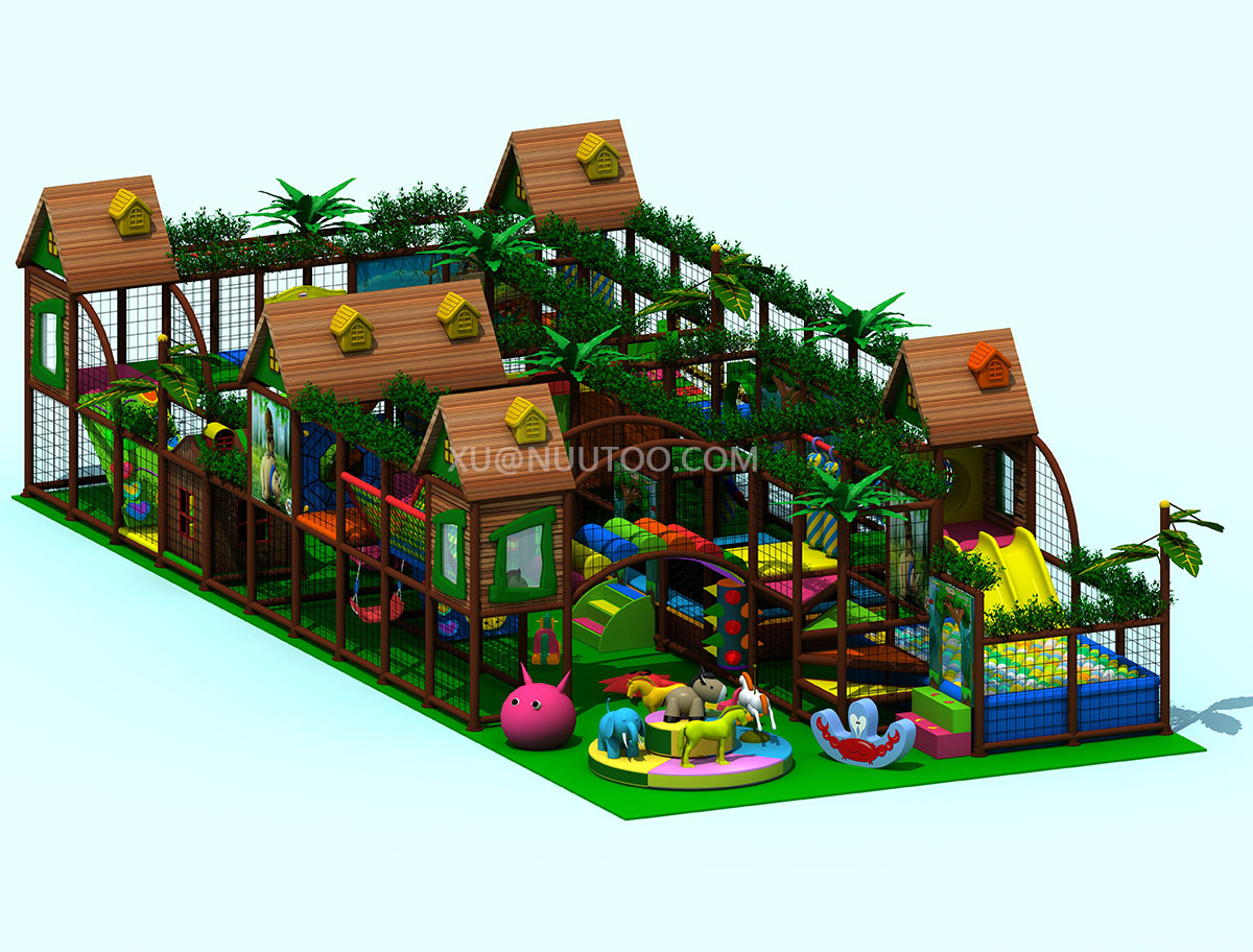 china jungle theme kids indoor soft playground (1)