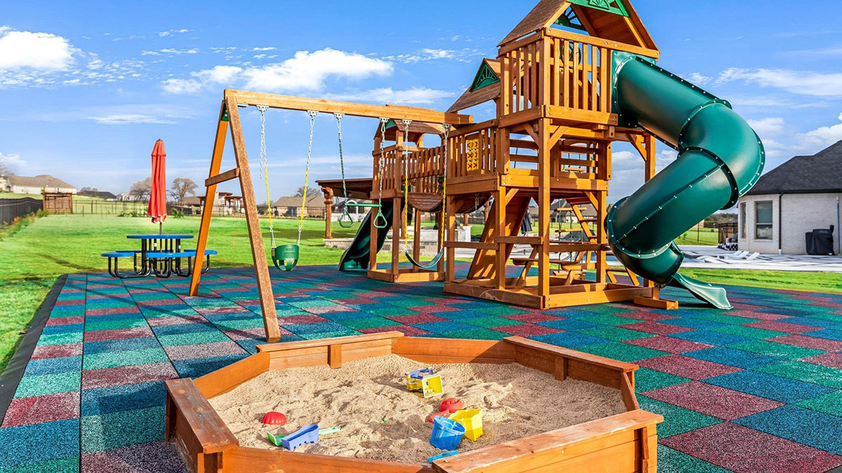 rubberized playground surface 