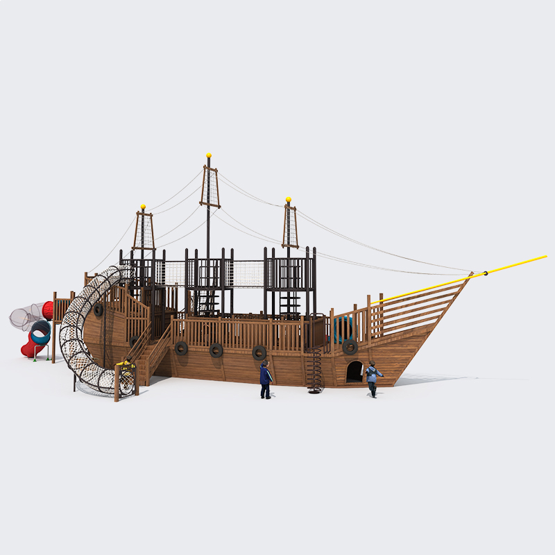 Big Pirate Ship Playground，Pirate Ship Kids Playground Factory