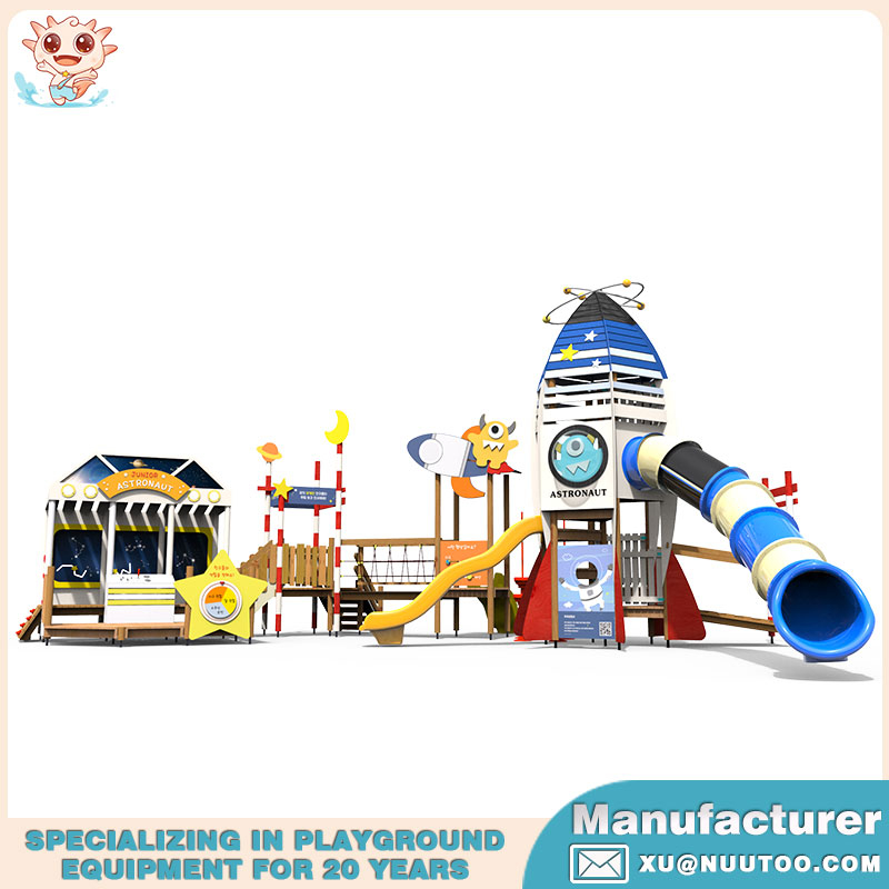 PE Board Series Space Theme Playground Equipment Offering Solution