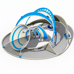 Outdoor Rope Net Trampoline Climber for Kids