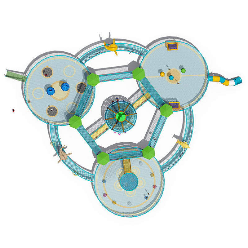 Adventure Rope Trampoline Climbing Frame