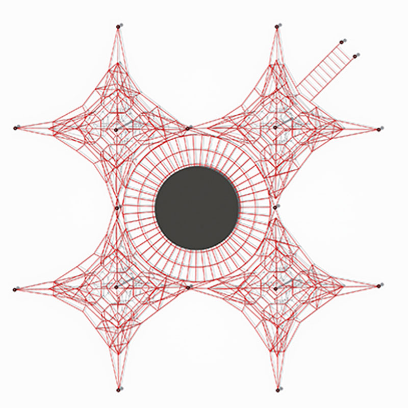 Outdoor Children’s Net Climbing Frame