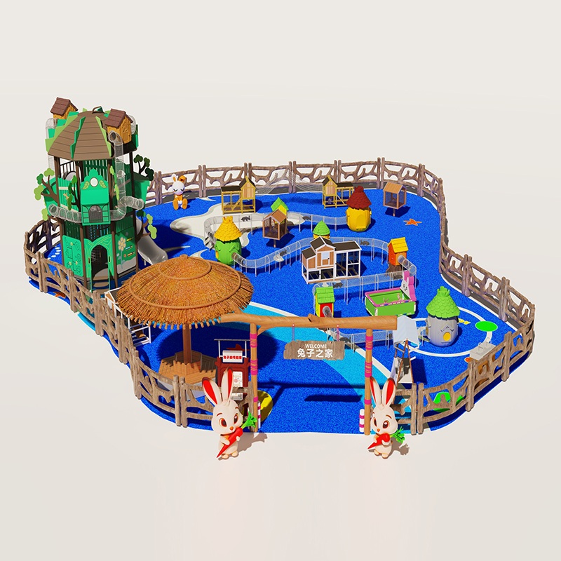 Rabbit-Themed Pet Playground