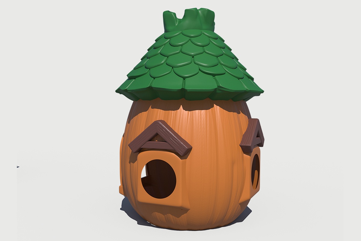 Squirrel house for petting zoo (2)