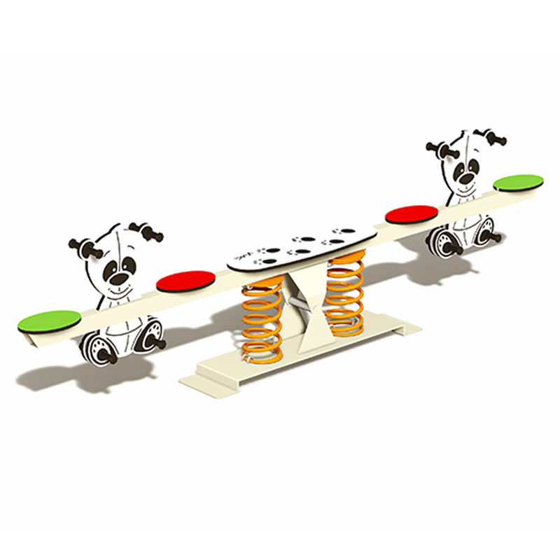 Dog-Themed Weather Resistant Seesaws - Toddler Commercial Equipment