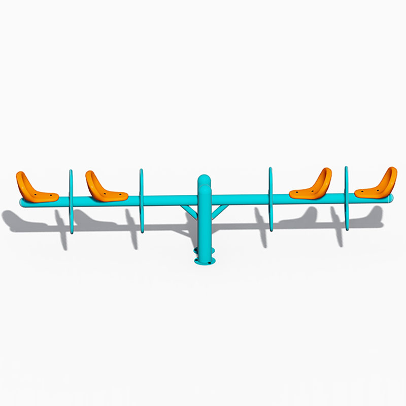 4-Seat Kids Outdoor Seesaws