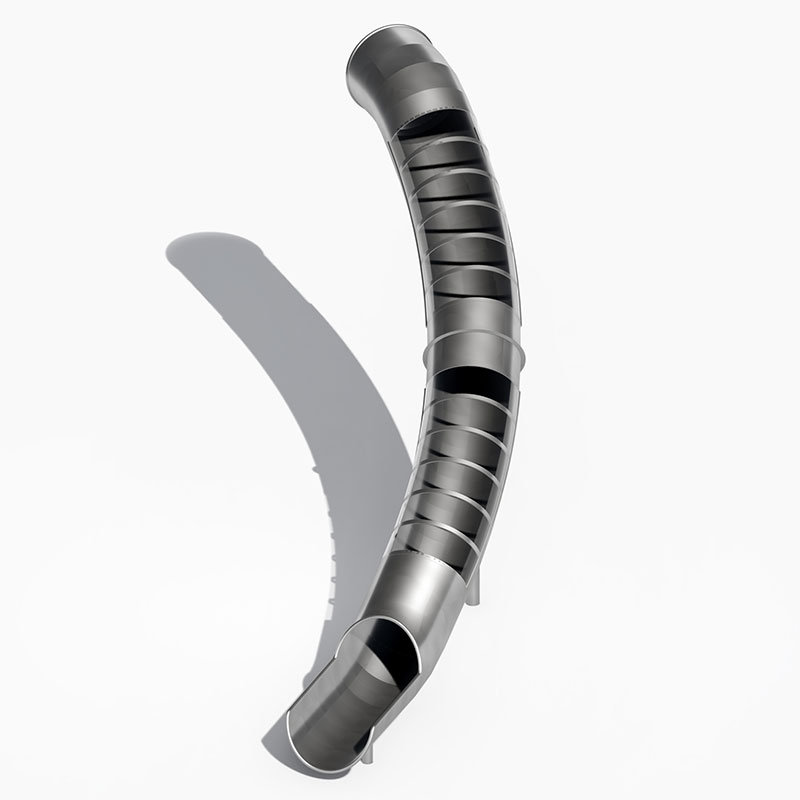 Stainless Steel Curved Slides