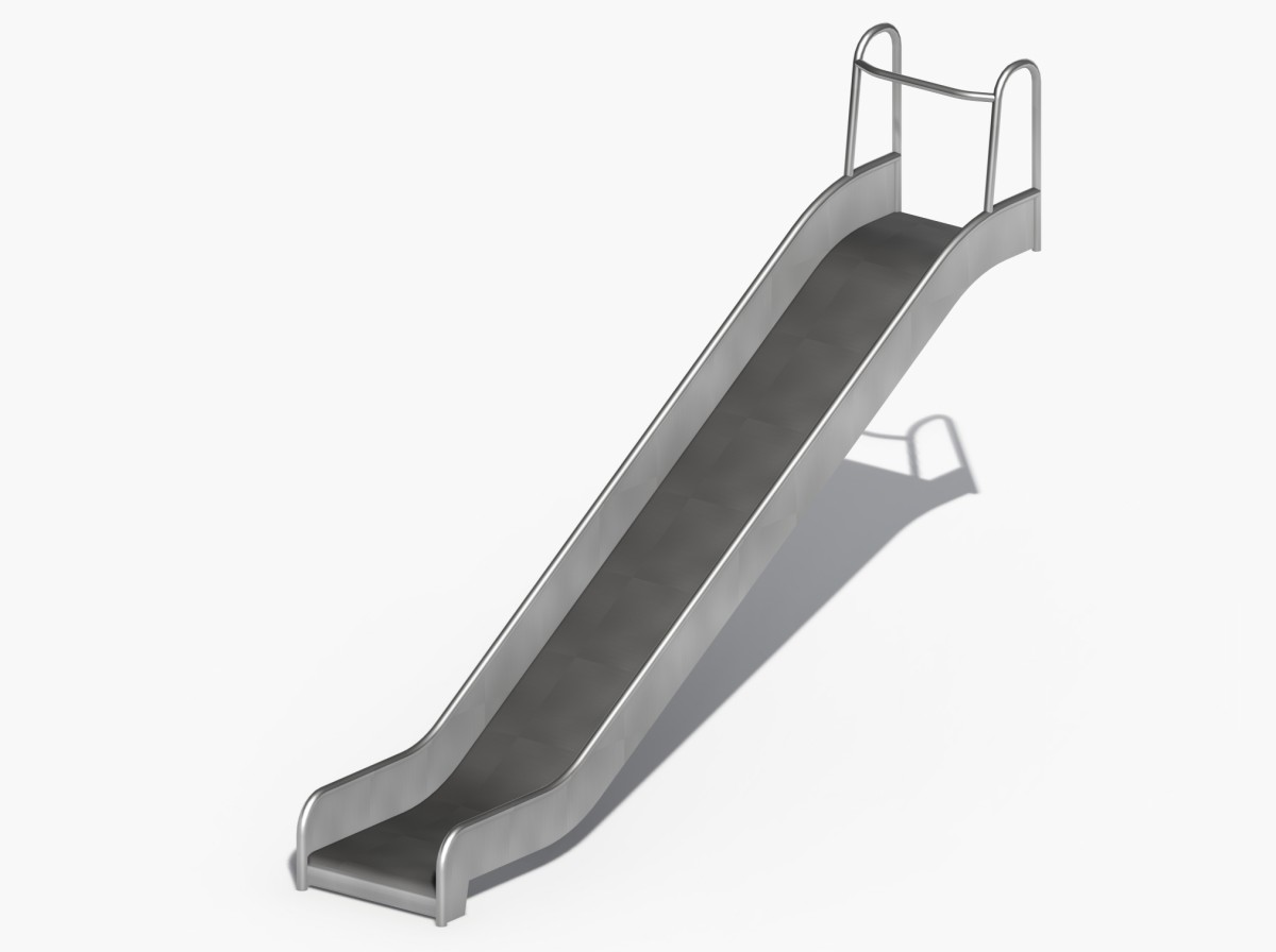 8.Stainless steel playground slide (5)