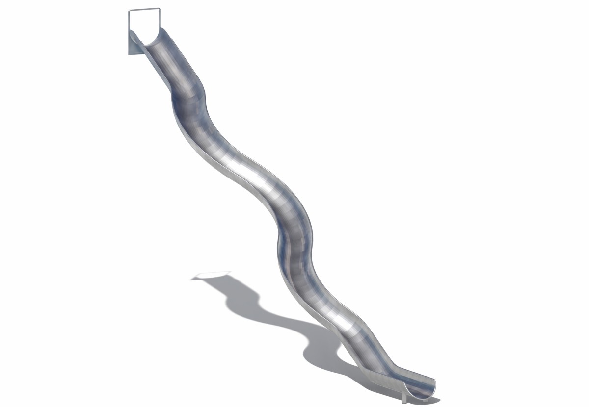 12.Commercial playground stainless steel slide (3)