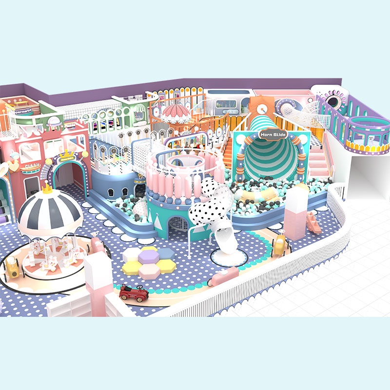 Kindergarten Pastel Soft Play Structure from China