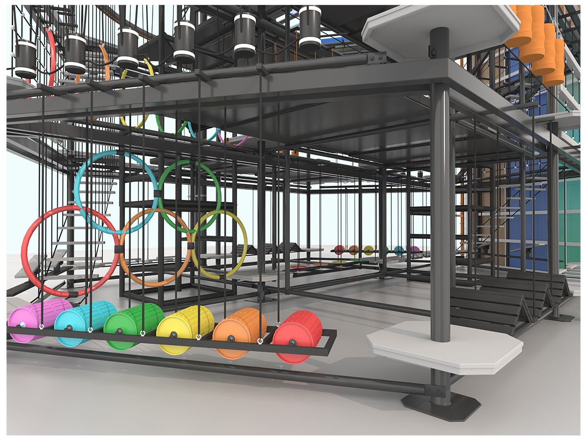 5.Team Building Indoor High Ropes Course (8)