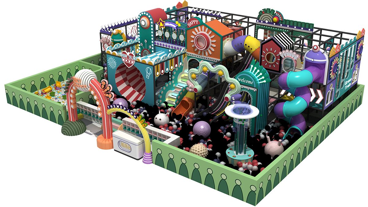 6.Candy Color Macaron Indoor Playground (2)