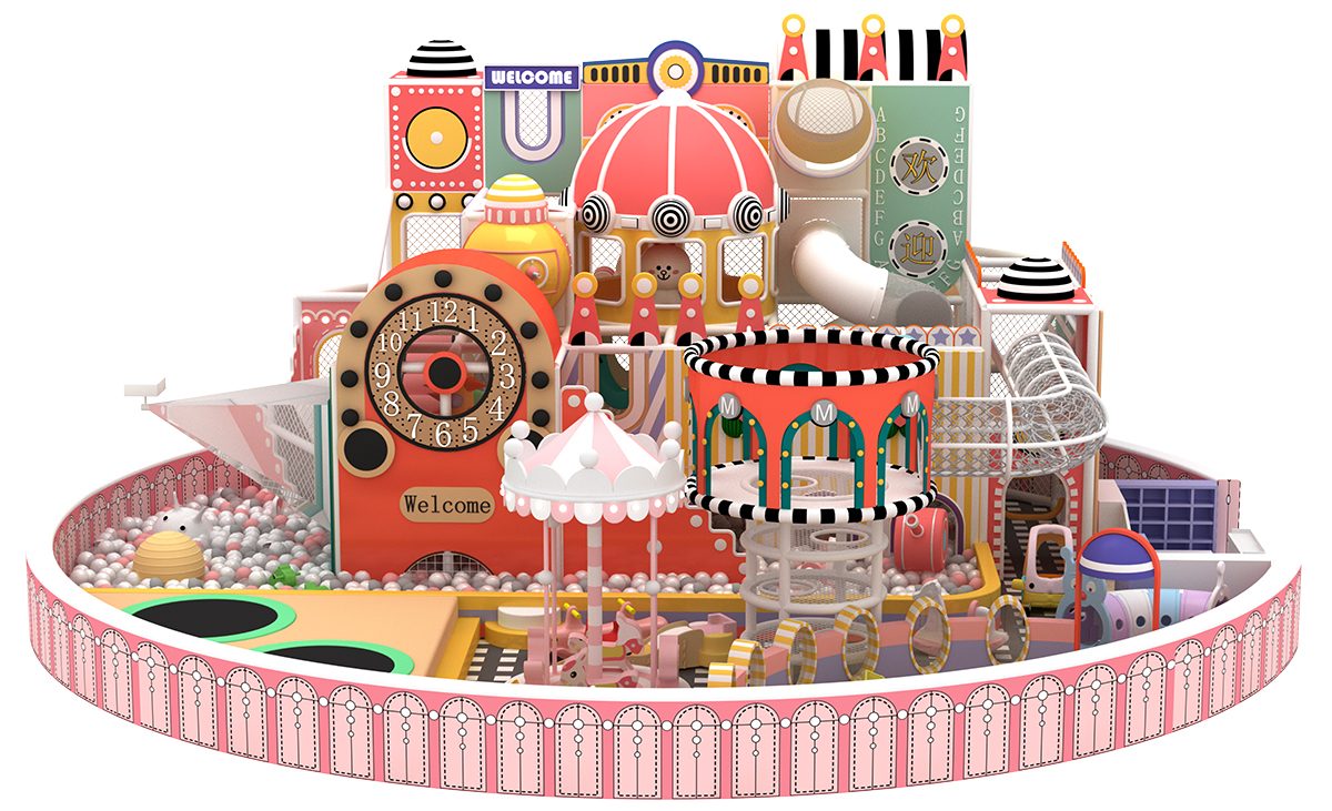 7.Large Pastel Indoor Playground for Malls (4)