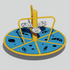 Non-Pinch Spinning Playground Equipment Designed for Toddler Safety