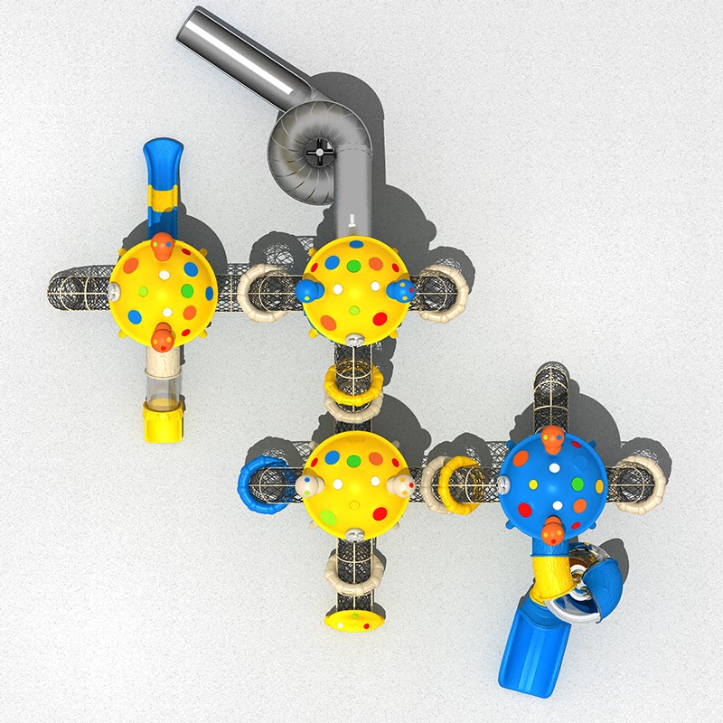 Safety-Certified Mushroom Playground Slide for Young Children