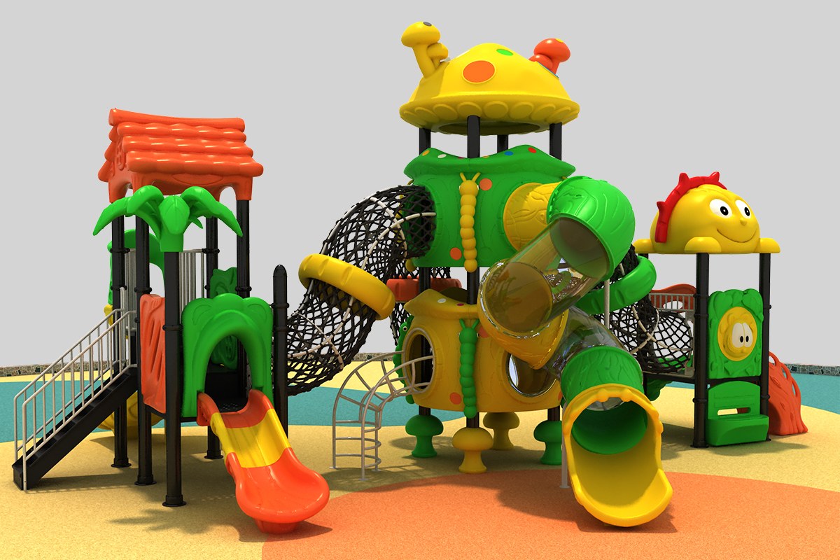 outdoor playground slide (2)