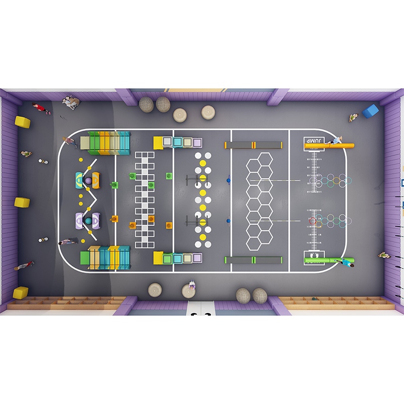 Bespoke Obstacle Course Training Equipment for Indoor Playgrounds