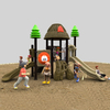 Interactive Outdoor Playground Slide with Climbing Features