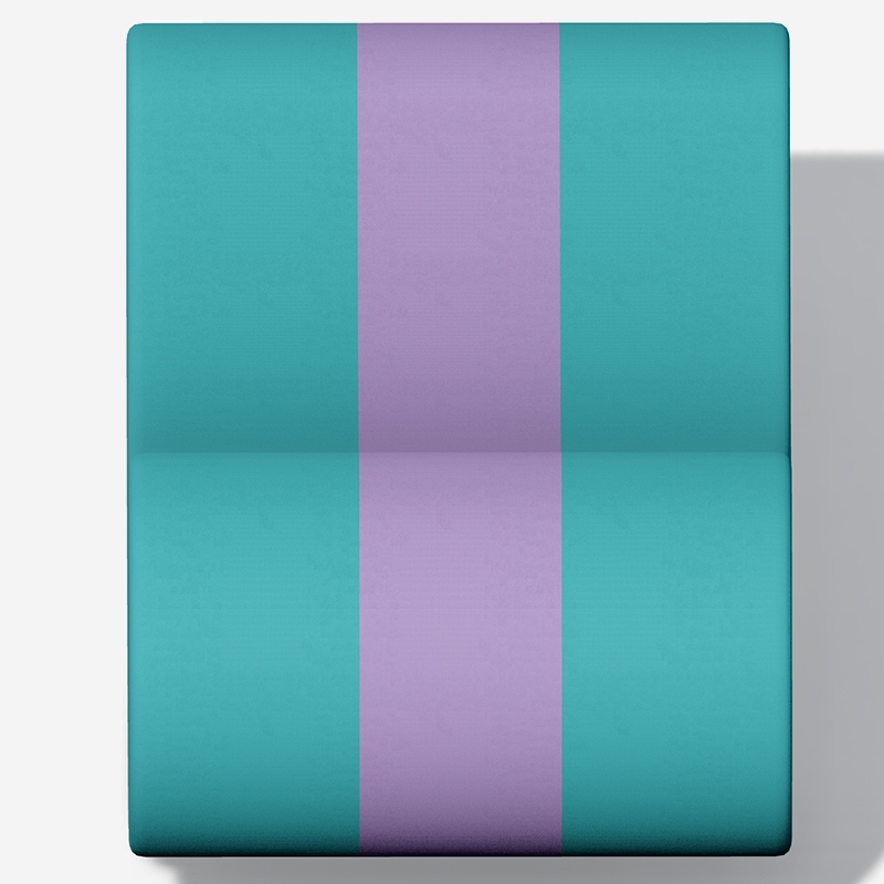 Dual-Tone Curved Moon Boat Indoor Soft Play Equipment