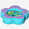 Petal-Shaped EN71 Certified Indoor Soft Play Pit