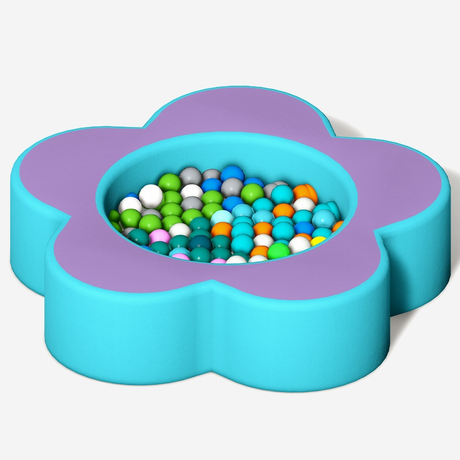Petal-Shaped EN71 Certified Indoor Soft Play Pit