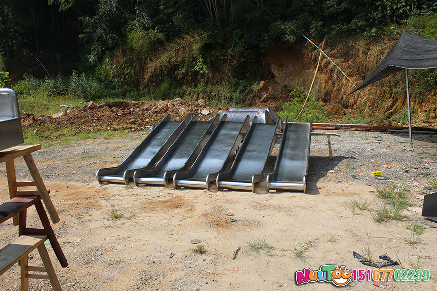Chamo non-standard travel + stainless steel slide + Shanxi Yuncheng Kindergarten Case - (29)