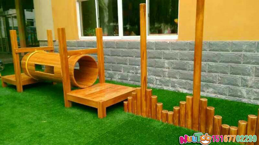 Le Tu non-standard play + wooden slides physical photos + combination slide + swing - (18)
