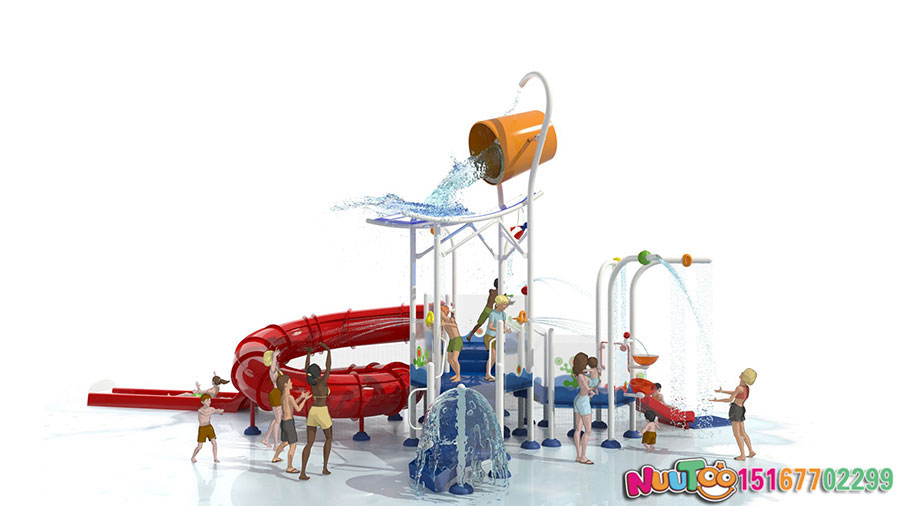 Water slide + water play equipment + children's play facilities (25)