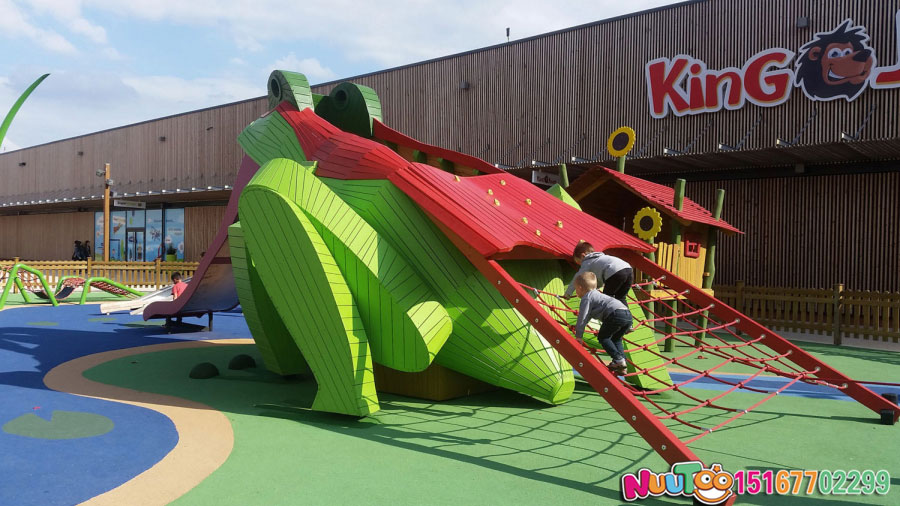 Non-standard ride + frog combination park + slide + children's play facilities (4)
