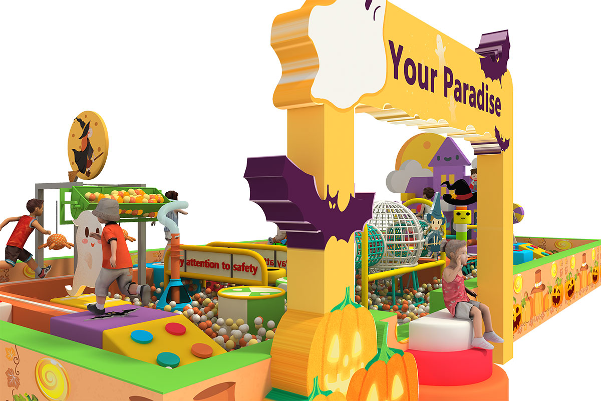 customized small combination indoor playground (8)