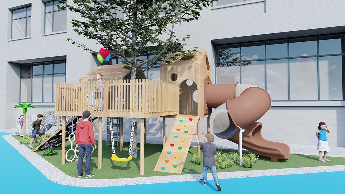 Outdoor Children's Playground Equipment Is Not Expensive?