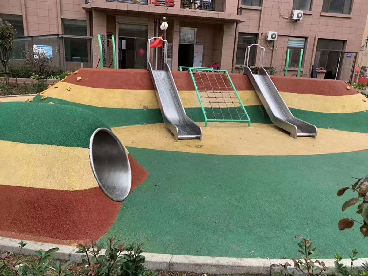 stainless steel playground slides (6)
