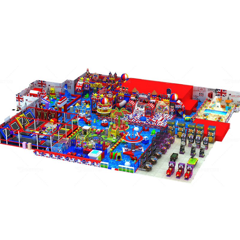 British Theme Indoor Playground，Kids Indoor Playground Supplier