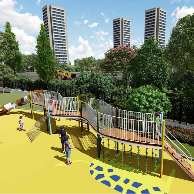 Muyang Kindergarten Combination Slide_non-standard Play Equipment_outdoor Swings