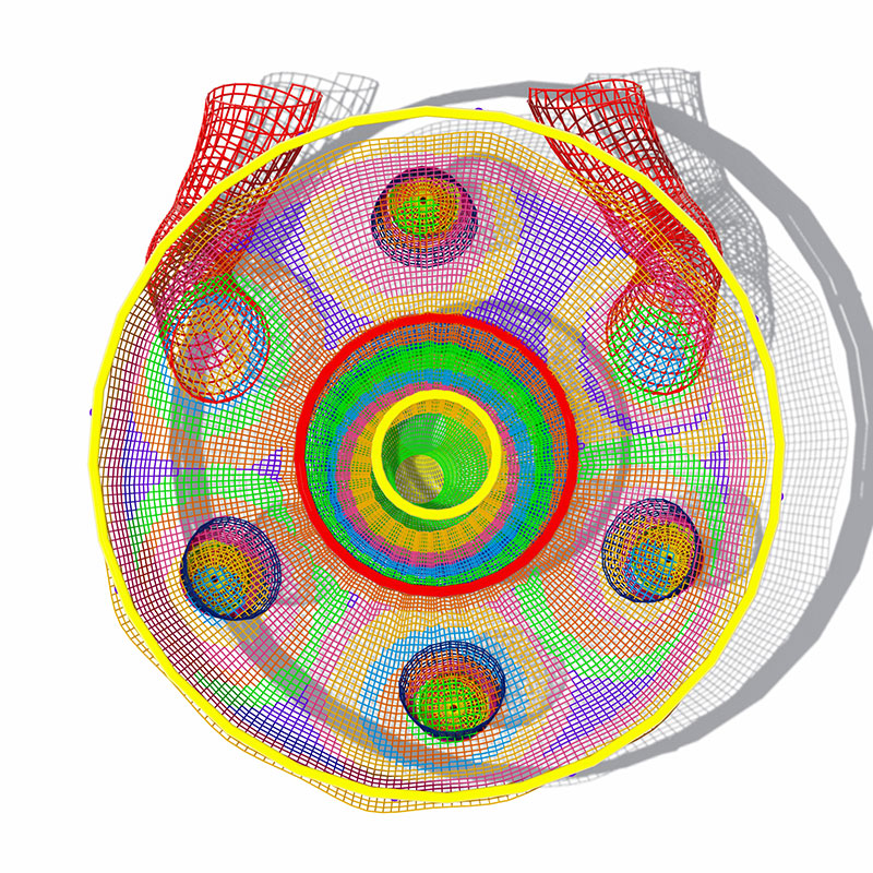 Mini Trampoline Rope Climbing Playground Set