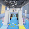 Modular Indoor Obstacle Course Training Equipment for Kids