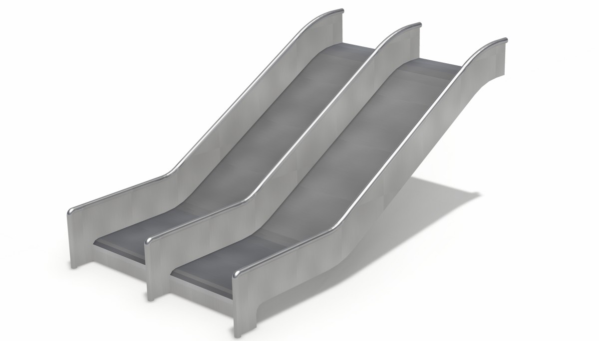 4.Commercial stainless steel slides (3)