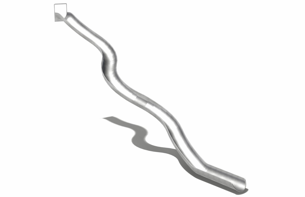 11.Stainless steel tube slides (2)